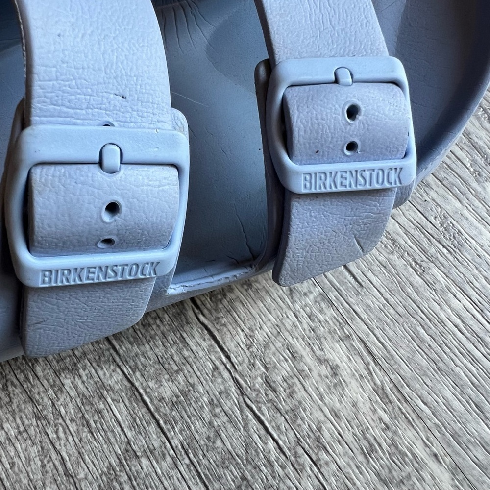 Birkenstock Arizona EVA Sky Blue Waterproof Sandals Size 10 Lightweight - Picture 9 of 9